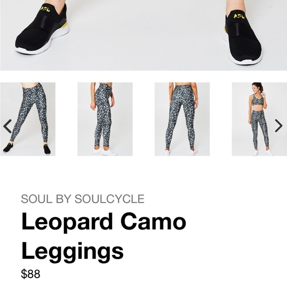 SOUL by soulcycle, leopard camo leggings
SZ XS - Picture 3 of 11